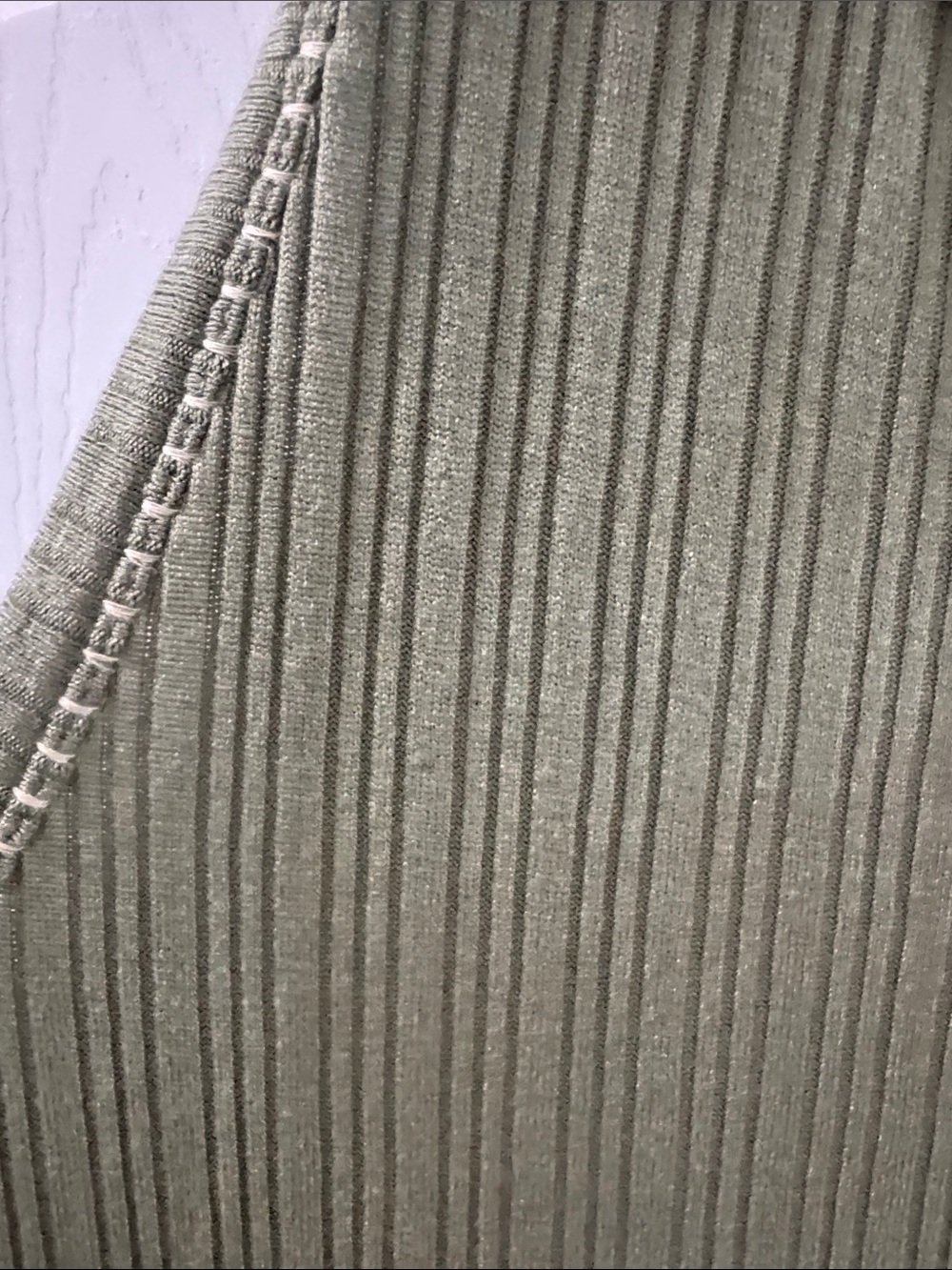 Maurices Olive Ribbed Button-Front Tank - Picture 2 of 5